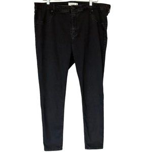Abercrombie & Fitch Black Jean Legging High‎ Rise Skinny Jeans Womens Plus 22 36